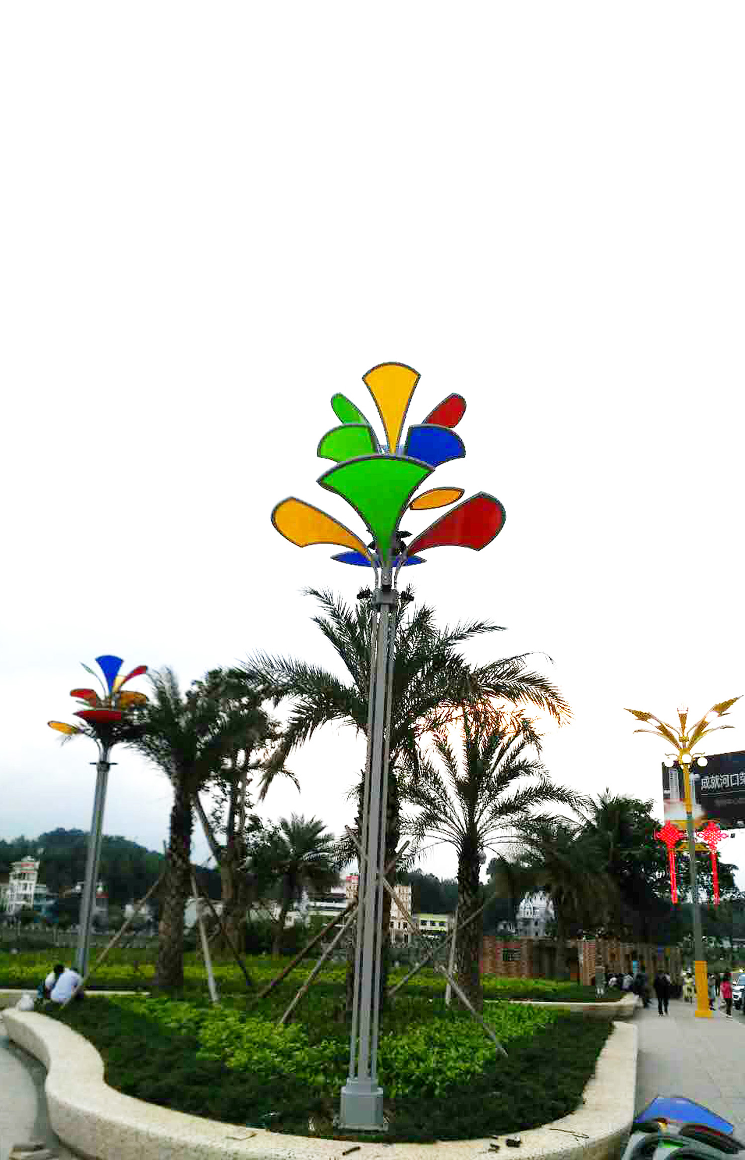 云南紅河洲河口縣國門形象景觀照明提升改造項目